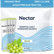Nectar grape 30-pack hydration packets for quick, zero-calorie hydration