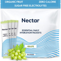 Nectar grape 30-pack hydration packets for quick, zero-calorie hydration