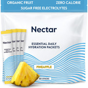 Nectar Hydration Packets Pineapple bottle view for quick on-the-go hydration