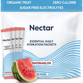 Nectar Hydration Packets Watermelon 30-pack for quick hydration and zero sugar