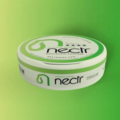 Nectr Energy Atomic Apple pouch dispensing, convenient single-dose energizer.