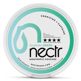 Nectr Energy Pouch front view in Glacial Green Wintergreen for focused energy
