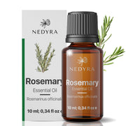 Nedyra Rosemary Oil bottle front showing pure composition for focus and wellness.