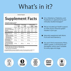 Needed Immune Support dosing scoop showing precise daily servings for easy dosing