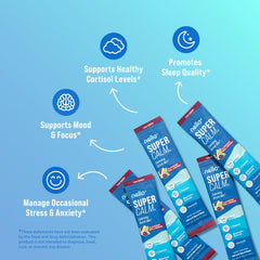 Nello Supercalm bottle pouring, perfect for quick relaxation during busy days.