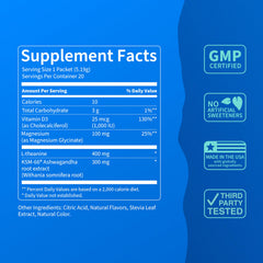 Glass of blackberry basil lemonade with Nello Supercalm inviting evening refreshment.