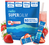 Nello Supercalm packet with Strawberries & Cream for on-the-go relaxation