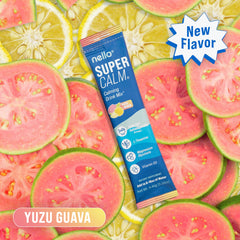 Nello Supercalm yuzu guava canister for easy daily use and sleep routines