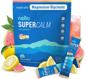 Nello Supercalm yuzu guava packet ready for on-the-go relaxation and focus