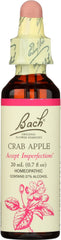 Nelson Bach Crab Apple bottle with dropper for emotional balance