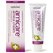 Nelsons Arnicare Arnica Cream packaging shown for bruise care and gentle topical use.