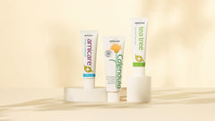 Nelsons Calendula Cream texture close-up reveals a rich, non-greasy moisturiser for daily use.