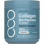 NeoCell Collagen Bio-Peptides powder tub supports daily hair, skin, and nails.