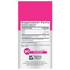 NeoCell Collagen Peptides stick pack open for on-the-go use