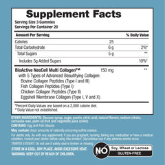 NeoCell gluten-free label on packaging indicating allergen-friendly option.