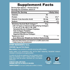 NeoCell grass-fed collagen from pasture-raised cattle powder packaging.