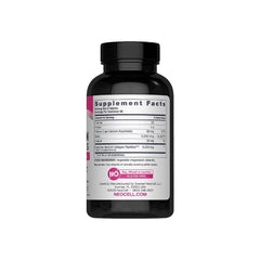NeoCell Super Collagen + C capsules pour demonstrates easy dosing during meals.
