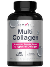 NeoCell Super Multi Collagen bottle showing daily skin and nails support