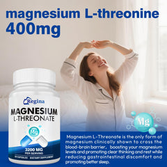 NEOGLI Neuro Magnesium L-Threonate bottle top view suggests easy daily use for focus.