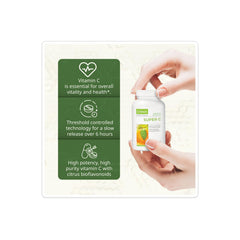 NeoLife Super C orange juice powder and acerola cherries visual for natural vitamin C.