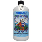 Neptune's Harvest Fish & Seaweed, botella de 18 oz, alimentación ideal para hortalizas y flores.