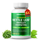NESSARIT bottle front label shows herbal blend for daily urinary support.