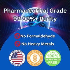 Neuro Blue Methylene Blue capsules bottle back shows supplement details and dosage guidance