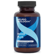 Neurobiologix Mood Plus bottle front for daily emotional balance and calm
