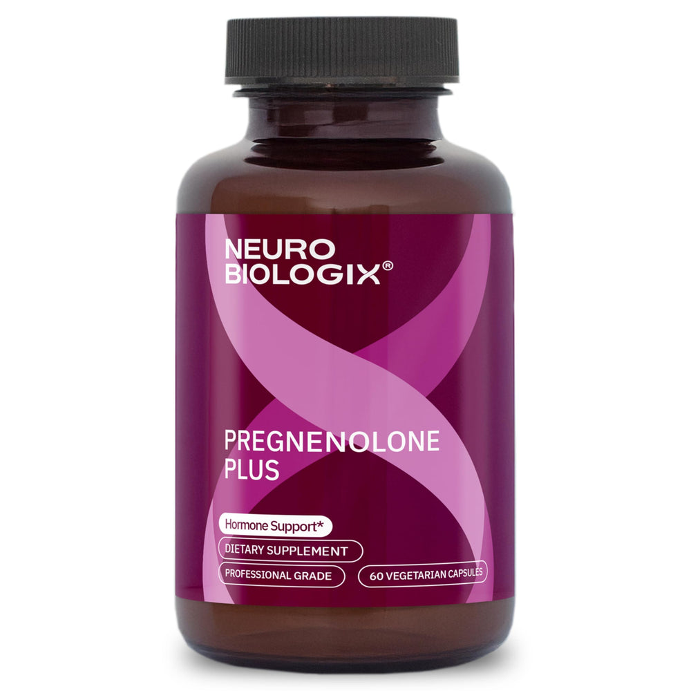 Neurobiologix Pregnenolone Plus bottle front view for daily wellness support.