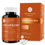 Neurogan Epicatechin capsules bottle front highlighting potency for endurance support