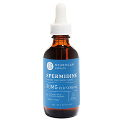 Close view of Neurogan liquid drops bottle for easy, fast-absorbing supplementation.