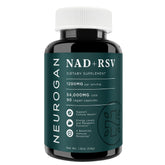 Neurogan NAD+ Resveratrol bottle front showing dual-action formula for daily balance.