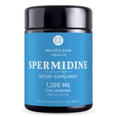 Neurogan Spermidine supplement bottle highlighting purity and potency for cellular support.