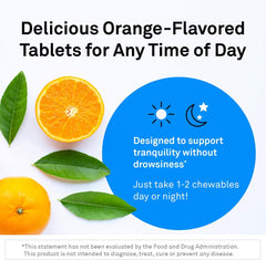 NeuroScience SeroTrex orange flavor label close-up highlighting ingredients.