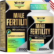 Neusupp male fertility bottle pour: convenient daily capsules for reproductive support and vitality.
