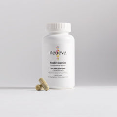 NeuEve multivitamin bottle for menopausal women, supporting immune health