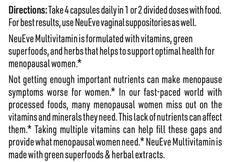 NeuEve bottle shows vegan and gluten-free certification for dietary needs