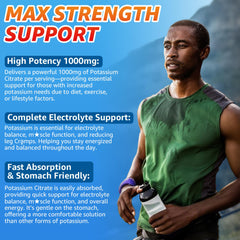 Neviss Potassium Citrate Gummies berry flavor on-the-go energy and recovery support.