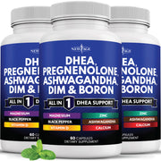 NEW AGE DHEA supplement bottle showcasing premium formula for daily hormonal support