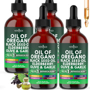 NEW AGE Oil of Oregano Drops bottle shows plant-based immune support.