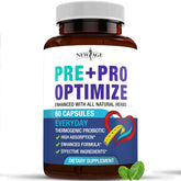 New Age Pro Optimize Probiotics bottle front view for digestive balance
