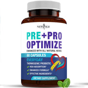 New Age Pro Optimize Probiotics bottle front view for digestive balance
