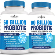New Age Probiotics 60 Billion bottle for daily gut balance and comfort.