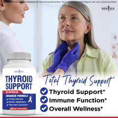 NEW AGE Thyroid Support turmeric ingredient closeup