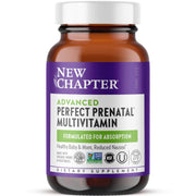 New Chapter Advanced Prenatal bottle front with 270-count packaging for convenient daily use.
