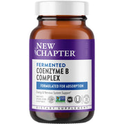New Chapter B Complex bottle with full label showing fermented organic B vitamins.