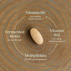 New Chapter B Complex organic certification badge on package.
