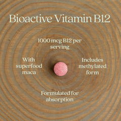 New Chapter Maca root blend visual emphasizing natural energy and digestion support