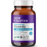 New Chapter Fermented Vitamin B12 bottle close-up highlighting organic daily energy support