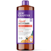 New Chapter liquid multivitamin bottle pour for easy daily nutrition.